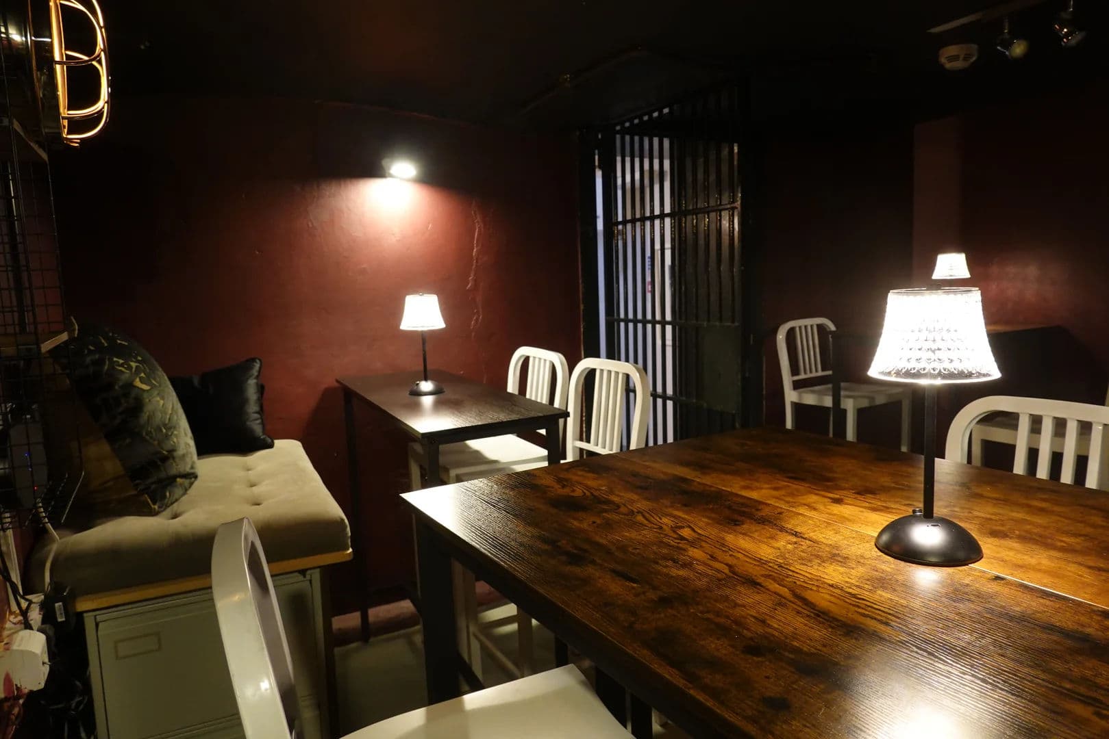 Dimly lit evening atmosphere at Blended